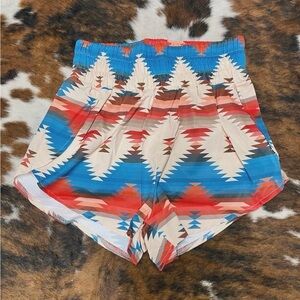 Aztec Print Shorts